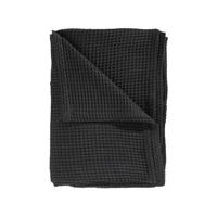 Heckett & Lane Heckett & Lane Wafel Plaid 180x260 Midnight Black - thumbnail