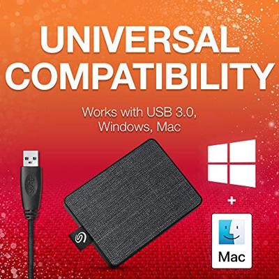 Seagate STJE1000400 externe solide-state drive 1000 GB Grijs