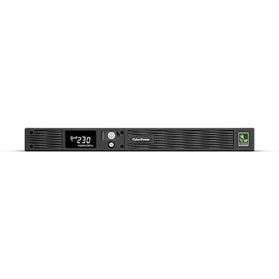 Professional Rack Mount LCD Series PR1000ELCDRT1U - UPS (rack-uitvoering) - 230 Volt wisselstroom V - 800 Watt - 1000 VA 9 ampère-uur - RS-232, USB - uitgangen: 6