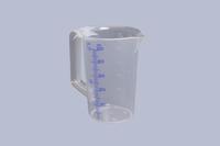Hunersdorff Meetkan | 500 ml polypropyleen transparant | D90xH135 mm | greep gesloten | 1 stuk - 935000 935000 - thumbnail