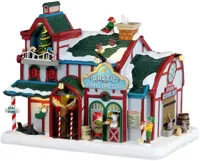 Lemax arctic animal sanctuary verlicht kersthuisje Santa's Wonderland 2023 - thumbnail