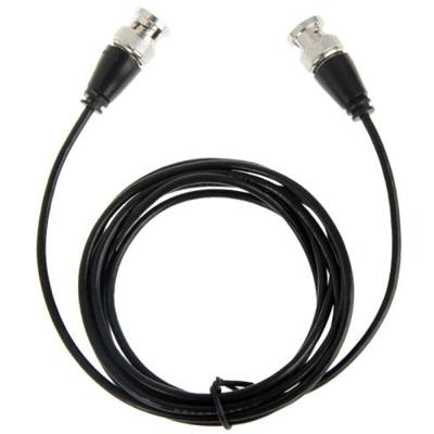 BNC male naar BNC Male kabel voor bewakings camera lengte: 2m (zwart)