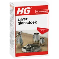 HG Zilver Glansdoek - 30 x 30 cm - thumbnail