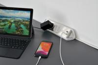 Stekkerdoos Desktop-Power 4-Wegs 2.00 m Zilver - Geaard - thumbnail