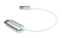 Bachmann O-HDMI-TO-USBC-2 HDMI Adapter Zilver, Wit 0.25 m - thumbnail