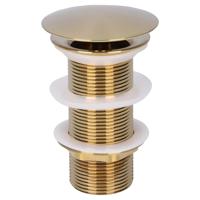 Differnz afvoerplug Mix & Match always open L mat goud - thumbnail