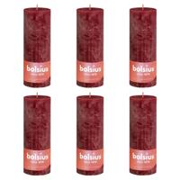 Bolsius rustiek stompkaars 190/68 velvet red a4 - thumbnail