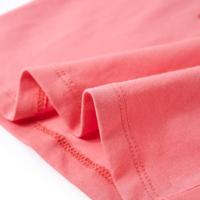 Kindershirt met lange mouwen kattenprint 116 roze - thumbnail
