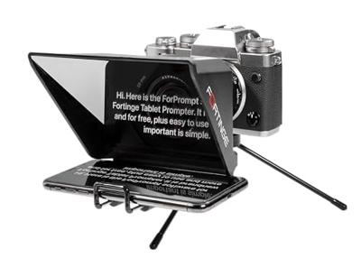 Fortinge MIA-XL Mobiele Teleprompter voor DSLR, Smartphone en PC