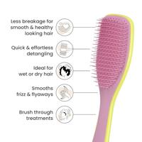 Tangle Teezer Ultimate Detangler Hyper Yellow Rosebud 1Stuks - thumbnail