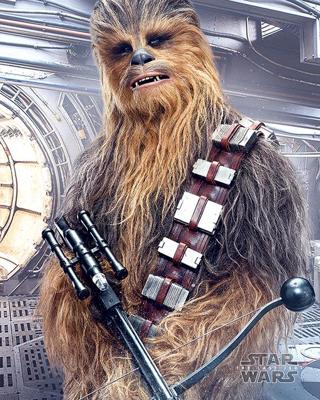 Poster Star Wars - the Last Jedi Chewbacca Bowcaster 40x50cm