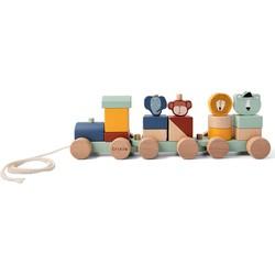 Trixie houten dierentrein, 19dlg.