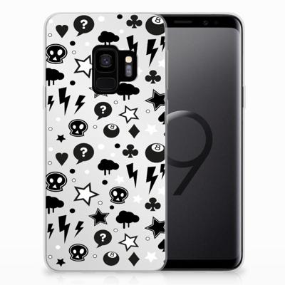 Silicone Back Case Samsung Galaxy S9 Silver Punk Silicone Back Case Samsung Galaxy S9 Silver Punk