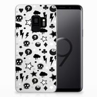 Silicone Back Case Samsung Galaxy S9 Silver Punk - thumbnail