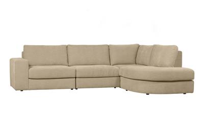 vtwonen Hoekbank 'Family' Rechts, Woven, kleur Zand