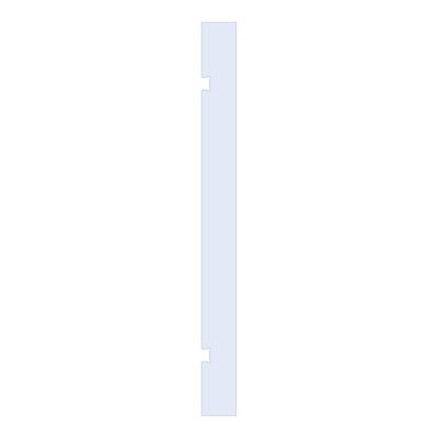 BRAUER Wand 30 helder glas enkelzijdige uitsparingen BRAUER Wand 30 helder glas enkelzijdige uitsparingen