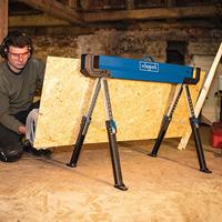 Set of trestles Scheppach MWB600 Staal 82 cm (2 Stuks) - thumbnail