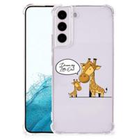 Samsung Galaxy S22 Plus Stevig | Bumper Hoesje | Giraffe - thumbnail