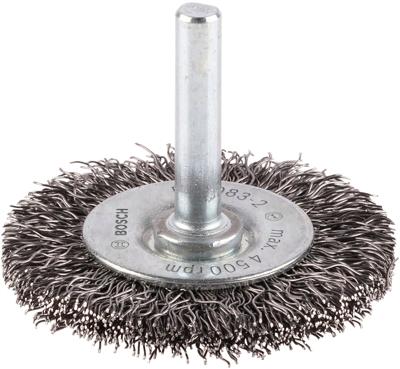 Bosch Accessories Schijfborstel, gegolfd, 50 mm, 0,3 mm, 8 mm, 4500 omw/min Bosch Power Tools Schacht-Ø 6 mm 2608622112 1 stuk(s) Bosch Accessories Schijfborstel, gegolfd, 50 mm, 0,3 mm, 8 mm, 4500 omw/min Bosch Power Tools Schacht-Ø 6 mm 2608622112 1 stuk(s)