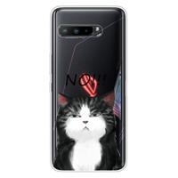 Voor Asus ROG Phone 3 ZS661KS Schokbestendig gespoten transparante TPU beschermhoes(GEEN cat) - thumbnail