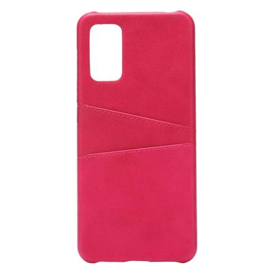 Shop4 - Samsung Galaxy A32 5G Hoesje - Harde Back Case Cabello met Pasjeshouder Roze