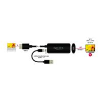 Delock 63251 HDMI / USB-C Adapter [1x HDMI-stekker - 1x USB-C bus] Zwart - thumbnail