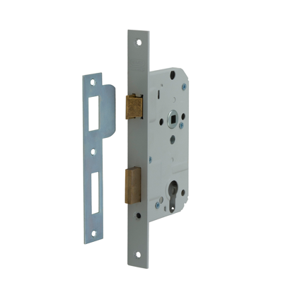 Nemef 569 Deurslot | DM50mm | PC72mm | krukgat 8mm | voorplaat staal gelakt 25x207mm rechthoekig | messing dag- en nachtschoot | DR 1+3/2+4 - Nemef 569 Deurslot | DM50mm | PC72mm | krukgat 8mm | voorplaat staal gelakt 25x207mm rechthoekig | messing dag- en nachtschoot | DR 1+3/2+4 -