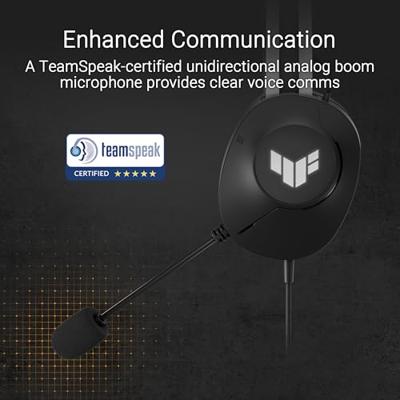 ASUS TUF Gaming H1 Gen II Headset Bedraad Hoofdband Gamen USB Type-A Zwart