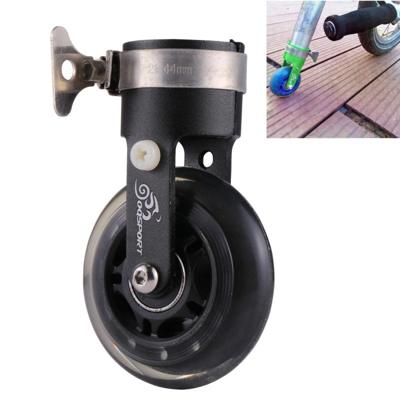 OQSPORT vouwen fiets Auxiliary wiel Booster Wheel(Black)