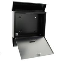 Burg-Wächter brievenbus met krantenvak London-Set zwart/RVS - thumbnail