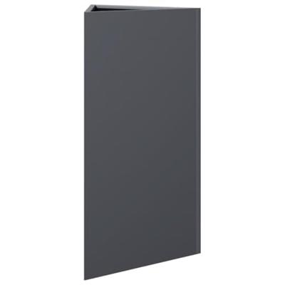 Plantenbakken 2 st driehoek 40x34,5x70 cm staal antracietkleur Plantenbakken 2 st driehoek 40x34,5x70 cm staal antracietkleur