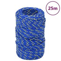 VidaXL Boottouw 2 mm 25 m polypropyleen blauw - thumbnail
