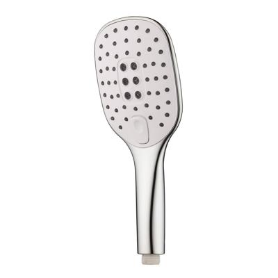 MONZA II handdouche, 3 functies, chroom-wit antikalk nozzles 3 selecteerbare jets douchekop: Ø ca. 10 cm inclusief waterbesparende pakking- tot wel 50% minder water verbruik ½" (Ø ca. 1,9 cm