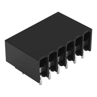WAGO 2086-1206/300-000 Printklem 1.50 mm² Aantal polen 6 Zwart 1 stuk(s)