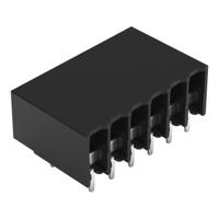 WAGO 2086-1206/300-000 Printklem 1.50 mm² Aantal polen 6 Zwart 1 stuk(s) - thumbnail