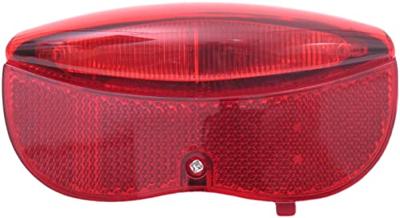 Edge dragerachterlicht city luxe 3 leds inclusief batterijen 80mm