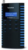 TechniSat TECHNIRADIO Solar - draagbare DAB-radio (DAB+, FM, hoofdtelefoonaansluiting, opladen via zonnepaneel, IPX 5 spatwaterdicht) zwart/blauw - thumbnail