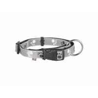 TRIXIE HALSBAND HOND SILVER REFLECT ZWART / ZILVERGRIJS 40-65X2,5 CM - thumbnail