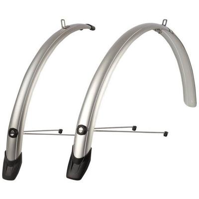 Pol Spatbordset 28"/ 51mm isport towny - zilver