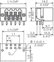 Weidmüller 1794950000 Male behuizing (board) B2L/S2L Totaal aantal polen: 24 Rastermaat: 3.50 mm Inhoud: 36 stuk(s) - thumbnail