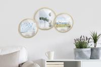 Umbra Infinity fotolijst 26x30x10cm staand rond Iron goud mat 1012272-221 - thumbnail