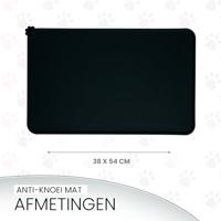 Eat Slow Live Longer Lick Mat Spill Mat M Grey - thumbnail