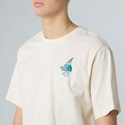 The North Face Powder Days Relaxed Graphic S/S T-shirt White Dune M
