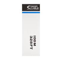 Nanocable 10.20.0502 - Ethernet-netwerk spoel RJ45 Cat.6 UTP stijve AWG24, 100% koper, grijs, 100 mts - thumbnail
