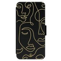 iPhone 13 flipcase - Abstract faces - thumbnail