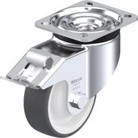 Blickle LK-POTH 100KA-1-FI Zwenkwiel met rem Wieldiameter: 100 mm Draagvermogen (max.): 300 kg 1 stuk(s) - thumbnail