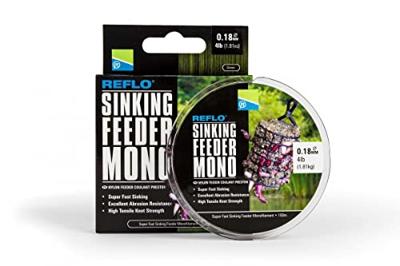 Preston Reflo Sinking Feeder Mono 150m 0.18 mm 4 lbs