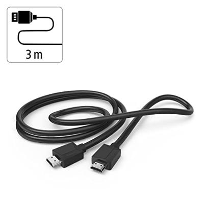 Hama HIGH-SPEED HDMI-KABEL, 4K, CONNECTOR - CONNECTOR, ETHERNET, 3,0 M HDMI kabel Zwart - thumbnail
