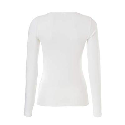 Dames thermo shirt Lange mouw - Kanten Thermo ondergoed dames - Viloft - Diepe hals