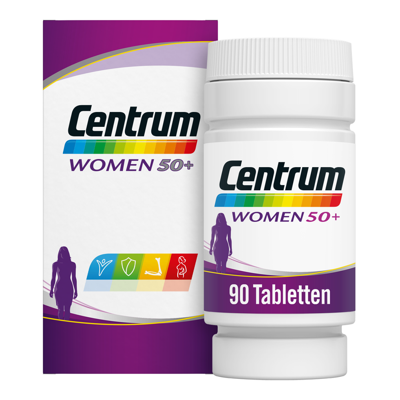 Centrum Women 50+ Multivitaminen Tabletten 90st
